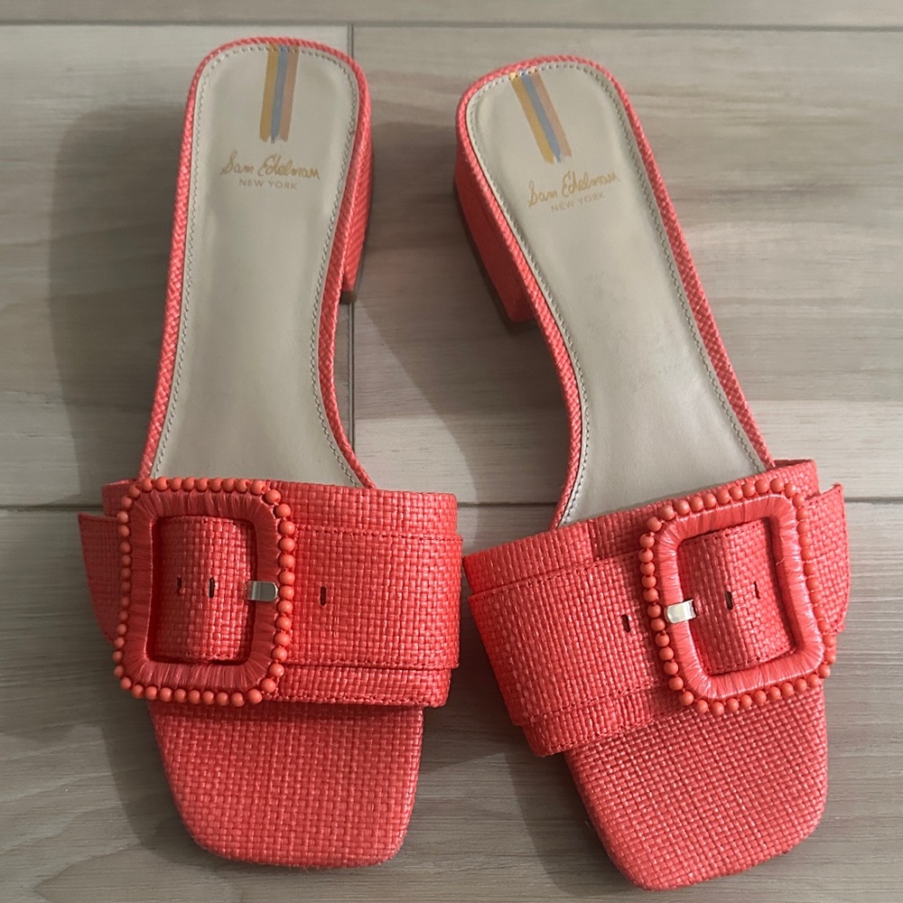 Sam Edelman Coral Textured Mules